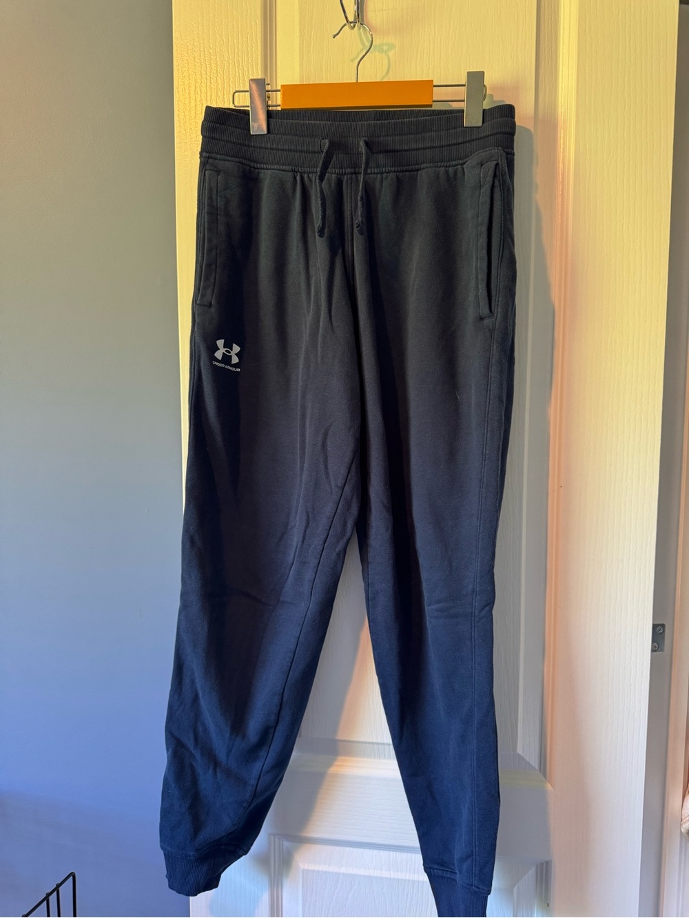 Under Armour Black Athletic Joggers with Logo